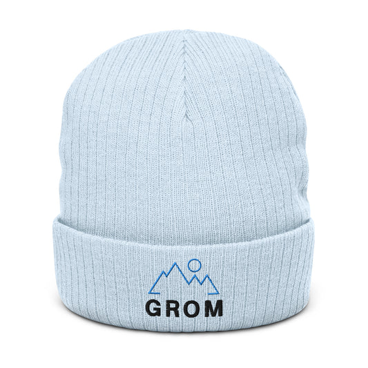 GROM Ribbed knit beanie