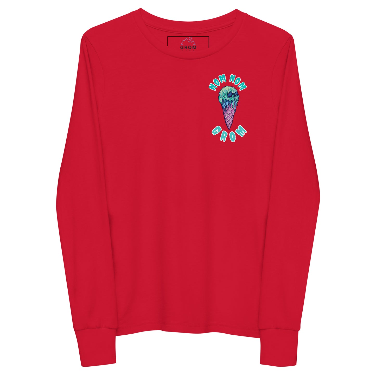 Nom Nom Grom Ice Cream long sleeve tee